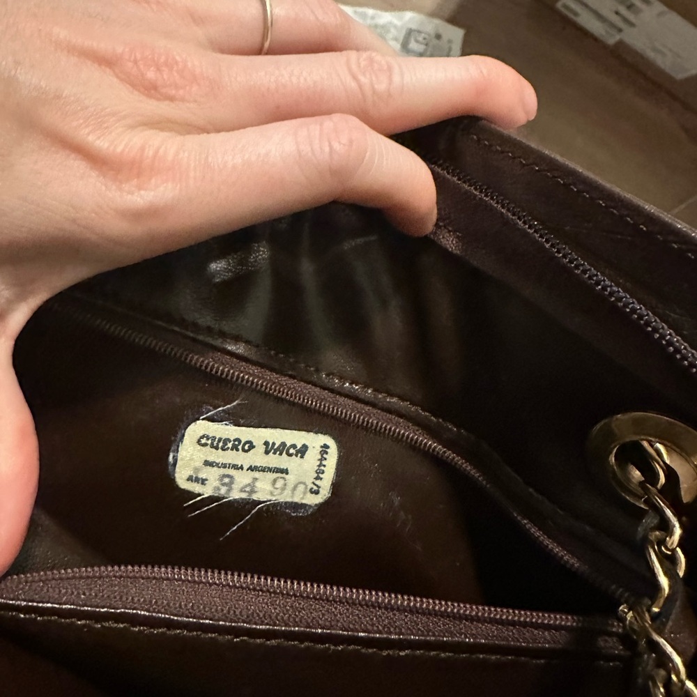 Patchwork Leather Snake Shoulder Bag - image 3